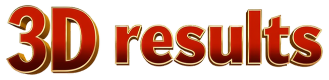 3d results logo
